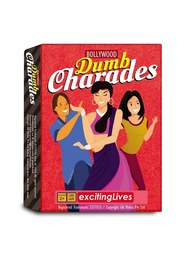 exciting Lives لعبة تشاريدز بوليوود المثيرة - لعبة ورق ذات طابع أفلام للحفلات، للمراهقين - 350 اسم فيلم - Image 1