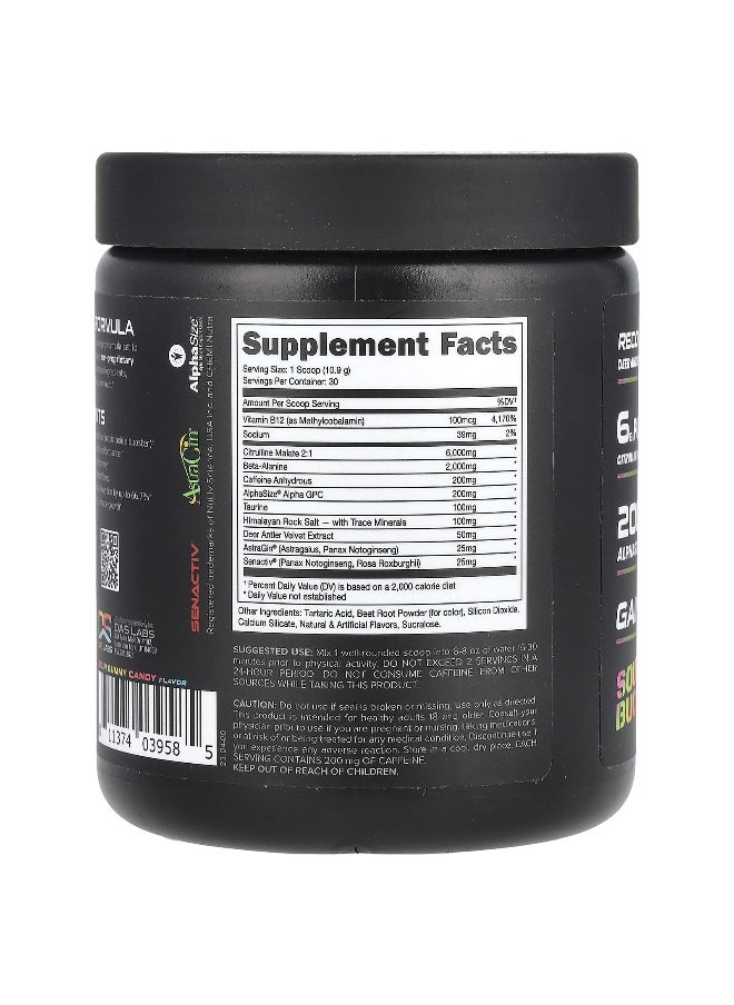 Bucked Up Bucked Up, Pre-Workout, Sour Bucks, Sour Gummy Candy, 11.5 oz (327 g)  - Image 2