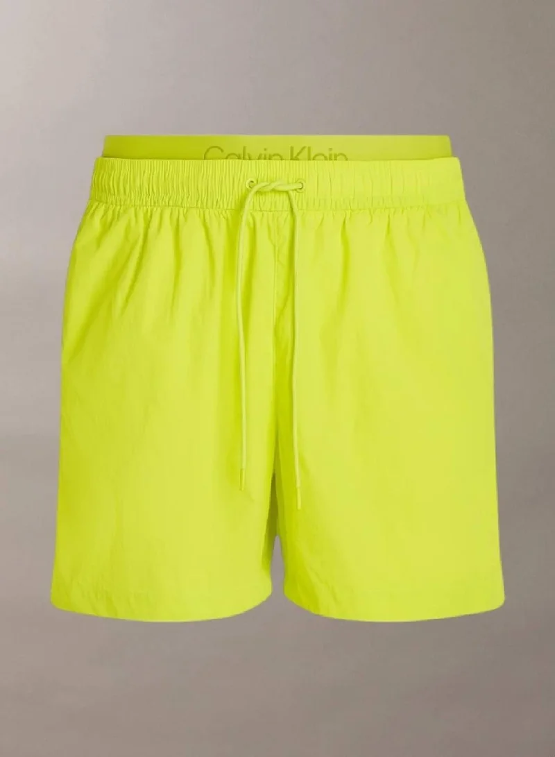 Calvin Klein Jeans  Double Waistband Swim Shorts - CK Soft Nylon for Men | Best Price UAE