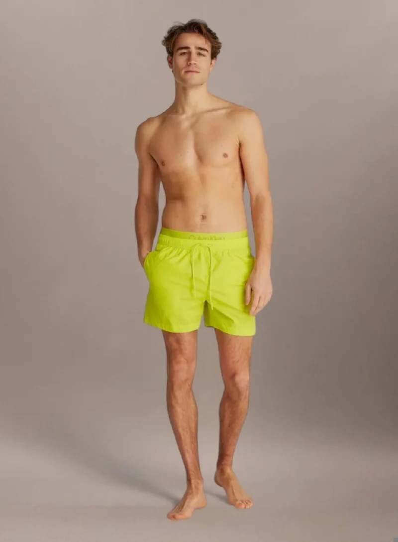 Calvin Klein Jeans  Double Waistband Swim Shorts - CK Soft Nylon for Men | Best Price UAE