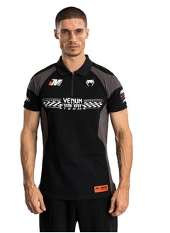 VENUM MOTORSPORT POLOS COTTON DEEP BLACK