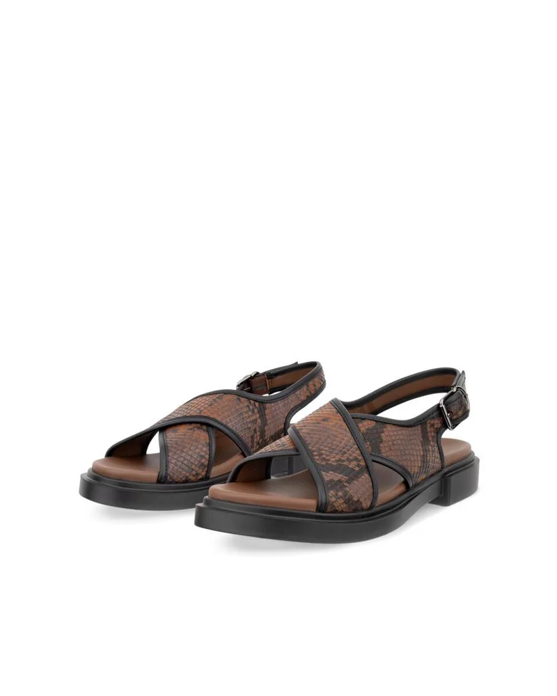 Ecco  ECCO Metropole Seoul Sandal Mink/Bl/Cof for Women | Best Price UAE