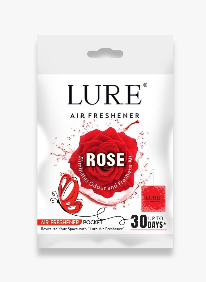 Lure Rose Scent Air Freshener – Soothing Aroma for Home & Office