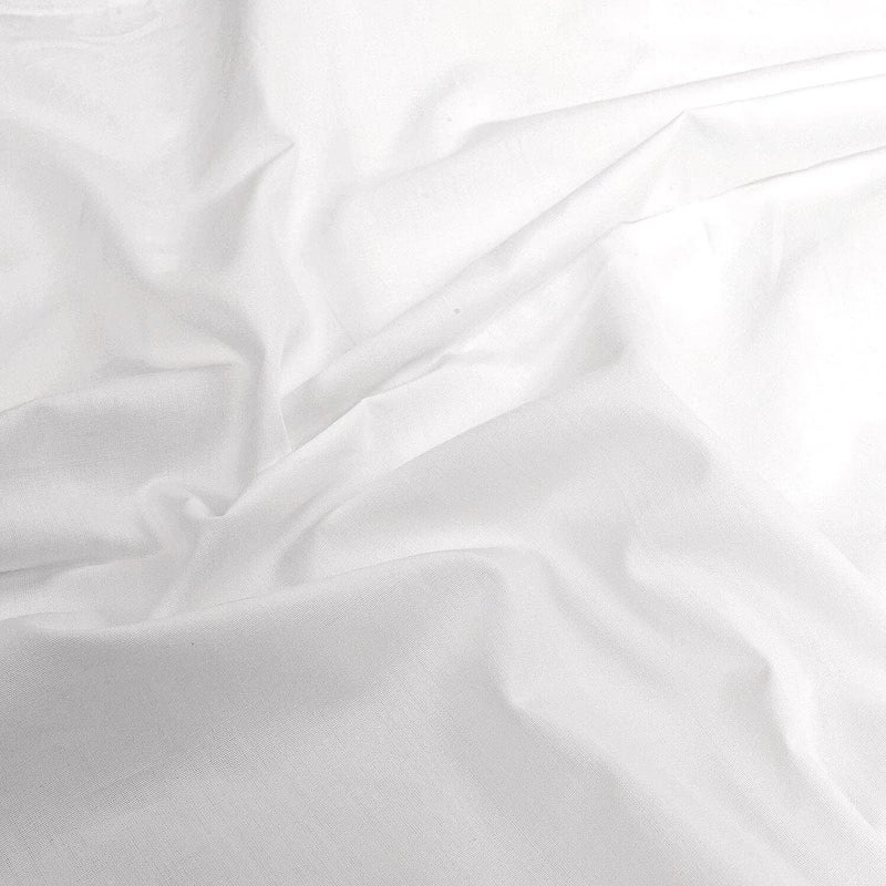BEDLAM Full/Queen Size Duvet Cover Set - 3pcs 100% Cotton Duvet Cover, Includes a White Percale Duvet Cover with a Black Satin Border & 2 Cotton Pillowcases - 400TC Luxury Queen Duvet Cover Set - Image 5