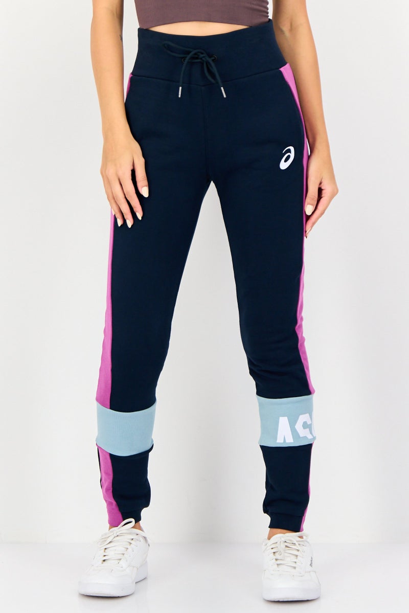 asics سروال تدريب ضيق للنساء، متعدد الألوان - Image 1