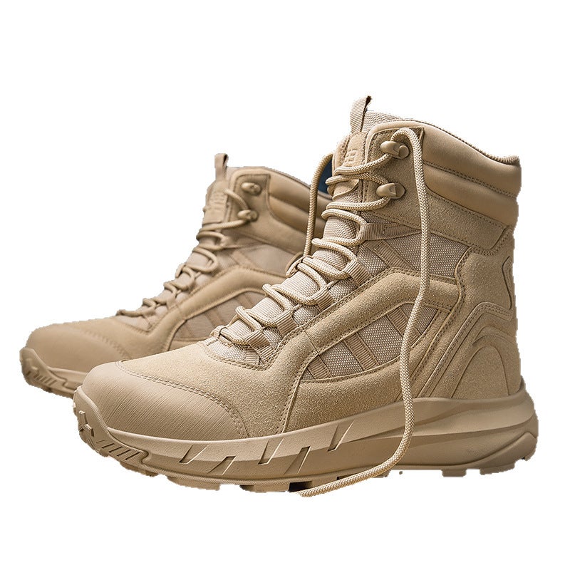 Magnan Plus Size Breathable Light Special Forces Outdoor Hiking Wear-Resistant Training Combat Boots Low-Top Military Boots For Men - Image 1
