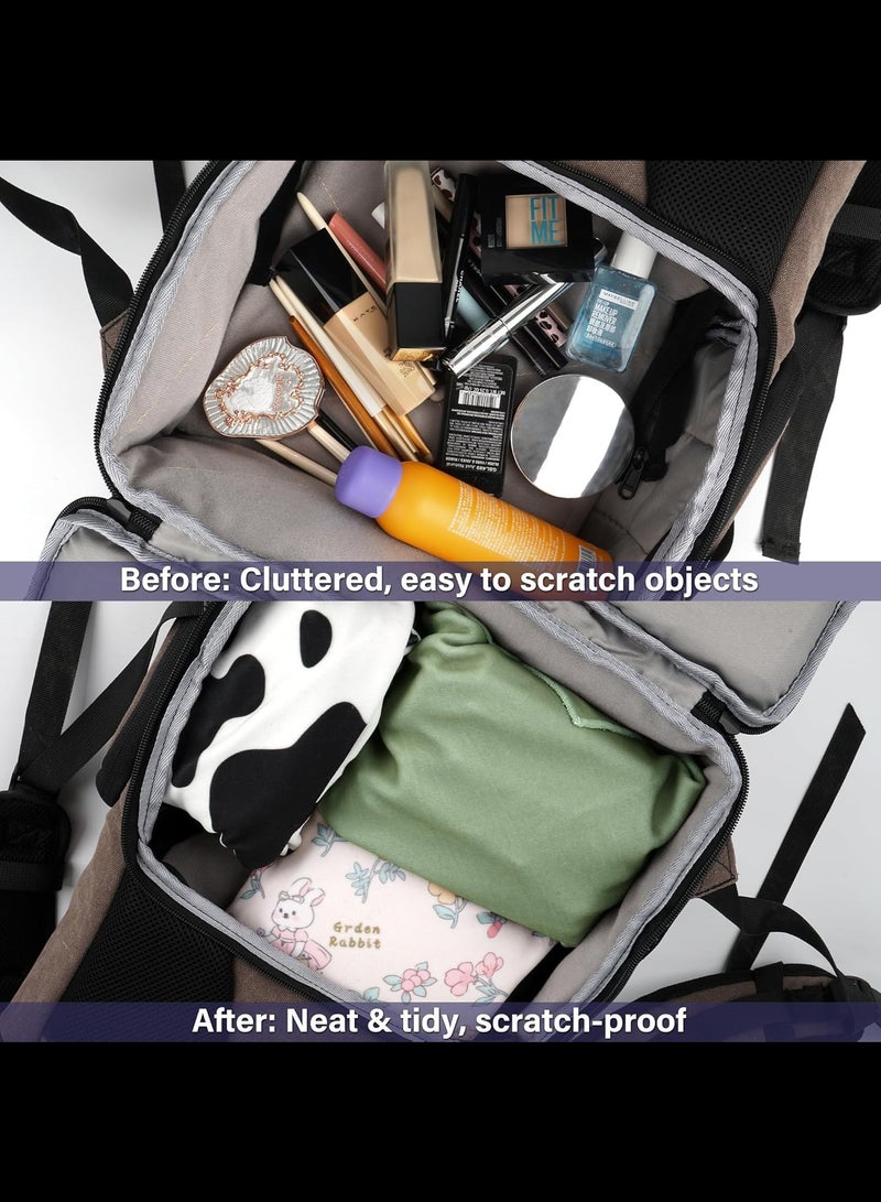 Self-Adhesive Magic Cloth Makeup Bag, Portable Protective Cosmetic Pouch, Camera Lens Wrap, Stylish Travel Organizer for Beauty Essentials, Travel, Gifts & Daily Use - Image 5