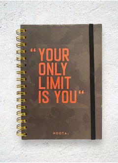Noota NOOTA DARK GREEN CAMO SPIRAL WIRE NOTEBOOK  - Image 1
