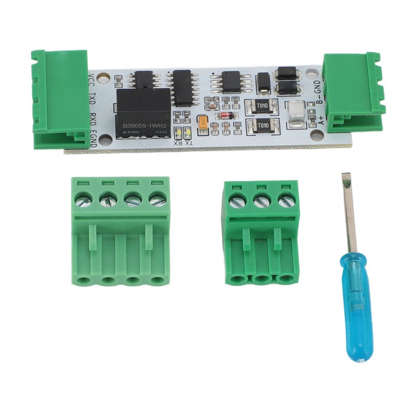 diustou TTL to RS485 Adapter Module with Built-in TVS Transient Voltage Suppression - Self Recovery Fuse Guard Converter Board for Industrial Signal Isolation - Image 1