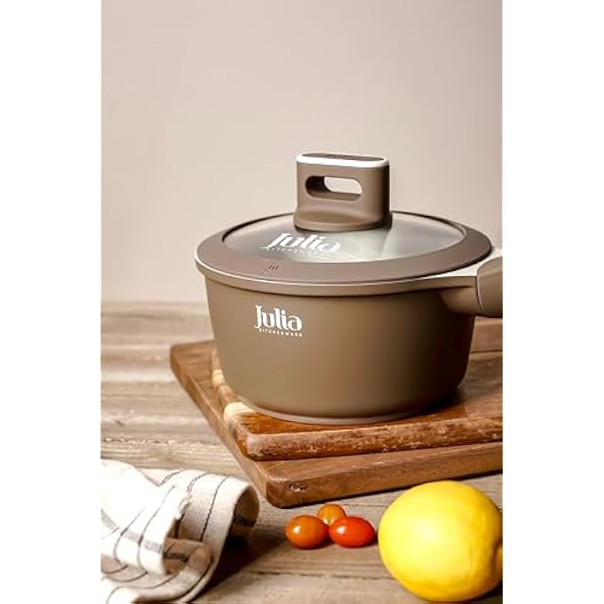 جوليا قدر إيليت بروف مع غطاء 16 سم بني بيج - Image 4