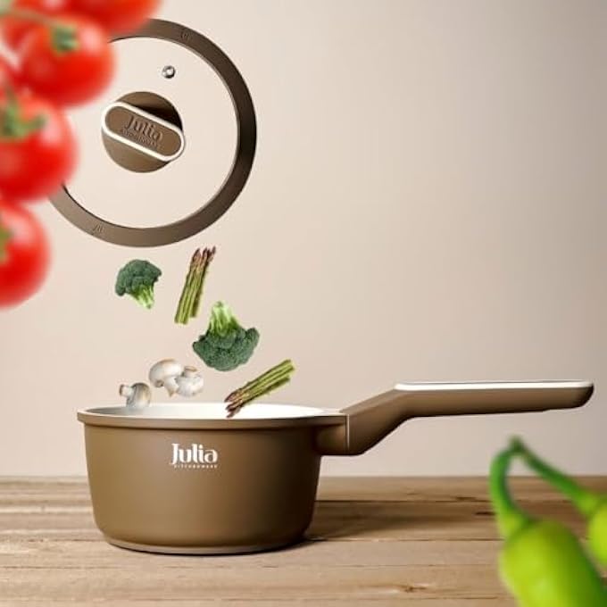 جوليا قدر إيليت بروف مع غطاء 16 سم بني بيج - Image 3