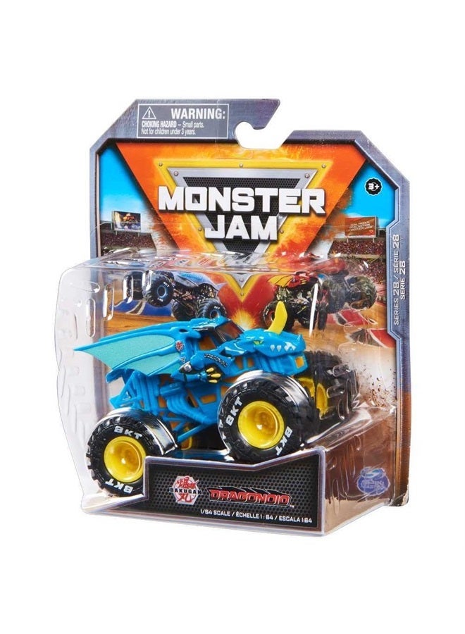 Monster Jam 2023 سبين ماستر 1:64 شاحنة مصبوبة سلسلة 28 مفضلات الساحة دراجونيد - Image 4