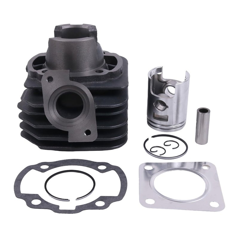 WQSING 50cc 39mm Cylinder Kit Compatible with SYM DIO 50 DD50 Jolie 50 2 stroke AF18E AF28