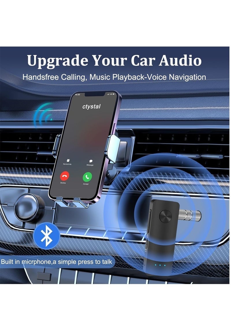 Bukela Bluetooth 5.3 Transmitter Receiver for TV to BT Headphone, Low Latency, HiFi 3.5mm AUX Bluetooth Car Adapter, Mini Poratble Wireless Audio Receiver for TV/PC,Car Home Stereo, Airplane, Boat, Gym - Image 3