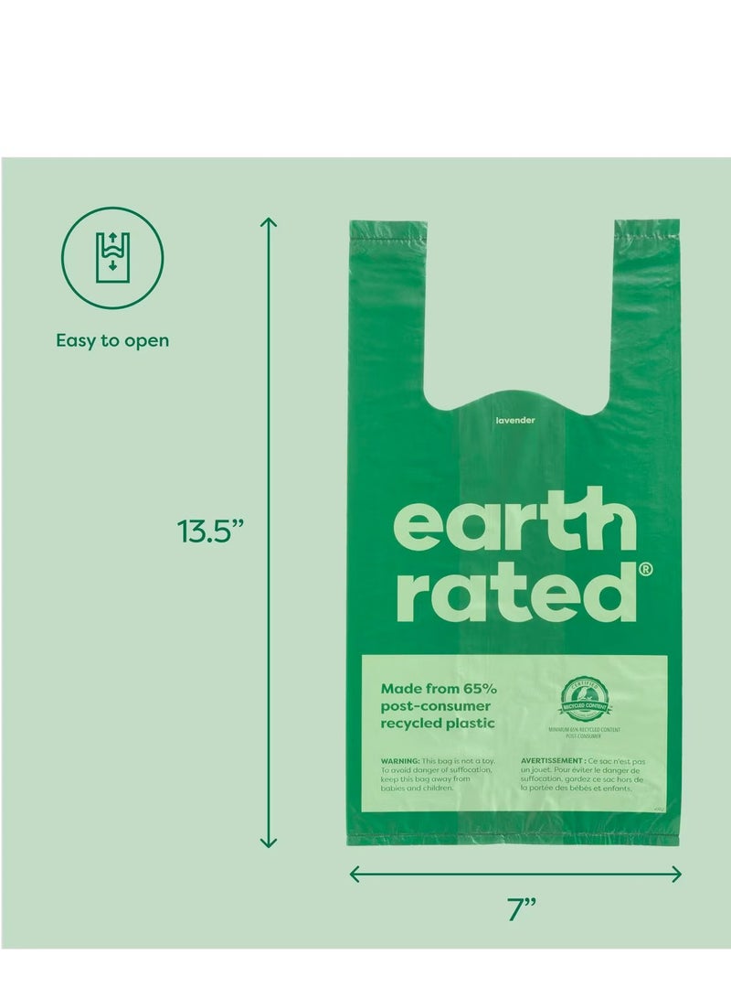 Earth Rated Easy Tie Handle Poo Bags Dog Outdoor Walk Waste Bags Lavender 120Pc - Image 4