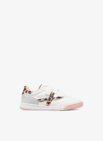 فلورا بيلا من شو إكسبرس سنيكرز بناتي بألوان متداخلة وإغلاق بشريط لاصق