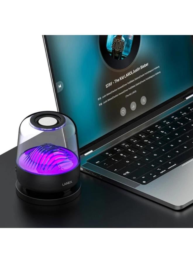 Lanex Aurora BT V5.0 Wireless Speaker With LED LY06 - Image 5