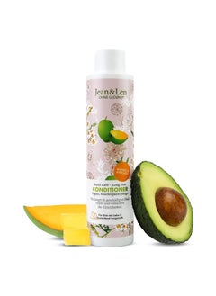 JeanLen Conditioner Nutri Care Mango  Avocado for long  damaged hair counteracts hair breakage improves moisture retention without parabens  silicones vegan 1014 Fl Oz