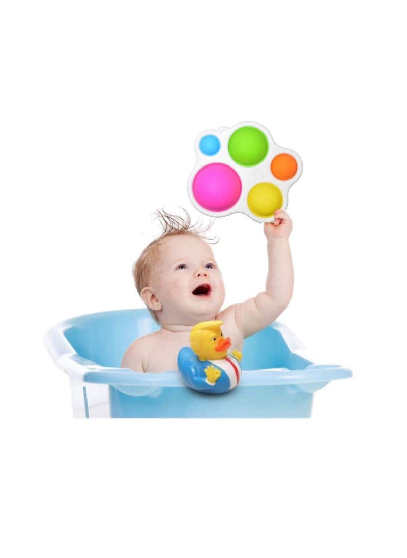 Simple Dimple Fidget Toy Game -Early Educational Push Pop Bubble Fidget Dimple Toy for Kids and Adults - Anti-Anxiety Stress Reliever Pop Dimples Fidget Toys - Random Buttons