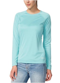 Baleaf BALEAF Women's Long Sleeve Shirts UPF 50+ Sun Protection SPF Quick Dry Lightweight T-Shirt Outdoor Hiking Runing Fishing Light Green Size M  - Image 1