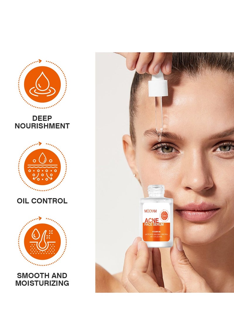 MOOYAM Salicylic Acid Face Serum 30ml - Skin Clearing Treatment for Acne, Blackheads & Pores - Oil Control & Exfoliating Serum for Clear, Smooth Skin  - Image 4