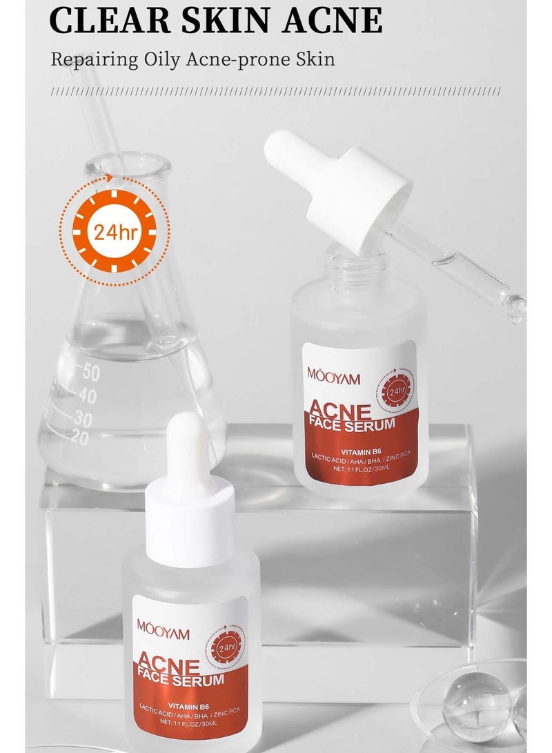 MOOYAM Salicylic Acid Face Serum 30ml - Skin Clearing Treatment for Acne, Blackheads & Pores - Oil Control & Exfoliating Serum for Clear, Smooth Skin - Image 2