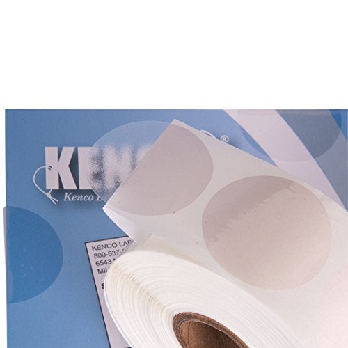 KENCO Clear Wafer Package Seals 1.5" Circle Tab Sticker Labels by Kenco (1 Pack (1,000) - Image 5