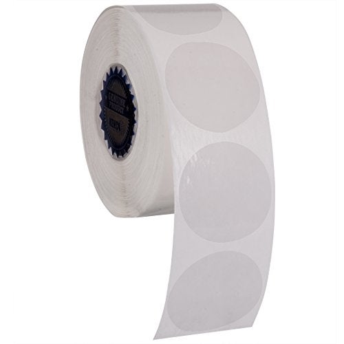 KENCO Clear Wafer Package Seals 1.5" Circle Tab Sticker Labels by Kenco (1 Pack (1,000) - Image 3