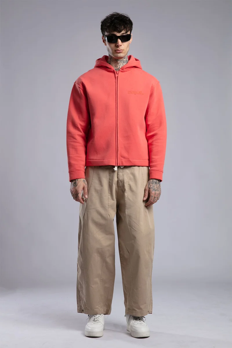Catch Adjustable-hem gabardine trousers