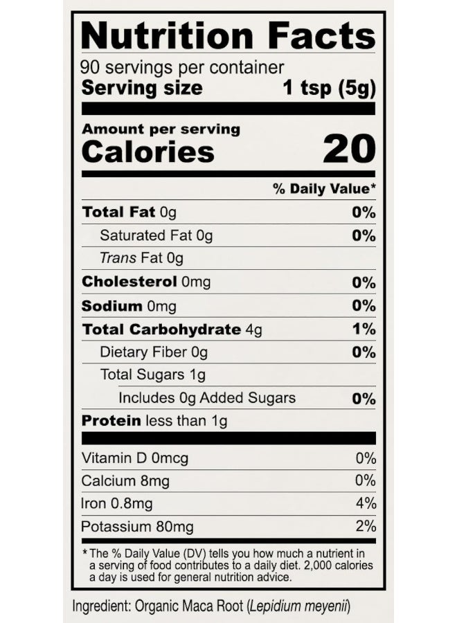 Anthony's Organic Maca Root Powder, 1 lb, Gelatinized for Enhanced Bioavailability, Gluten Free And Non GMO - Image 3