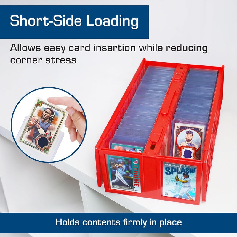 BCW 59 PT Thick Card Top Loaders | Protective Thick Toploaders for Trading Cards Up to 59PT | Rigid Card Toploader for Memorabilia & Collectibles | 1 Pack - Image 4