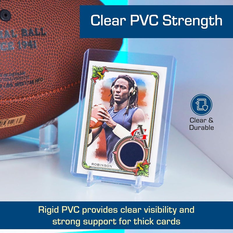 BCW 59 PT Thick Card Top Loaders | Protective Thick Toploaders for Trading Cards Up to 59PT | Rigid Card Toploader for Memorabilia & Collectibles | 1 Pack - Image 5