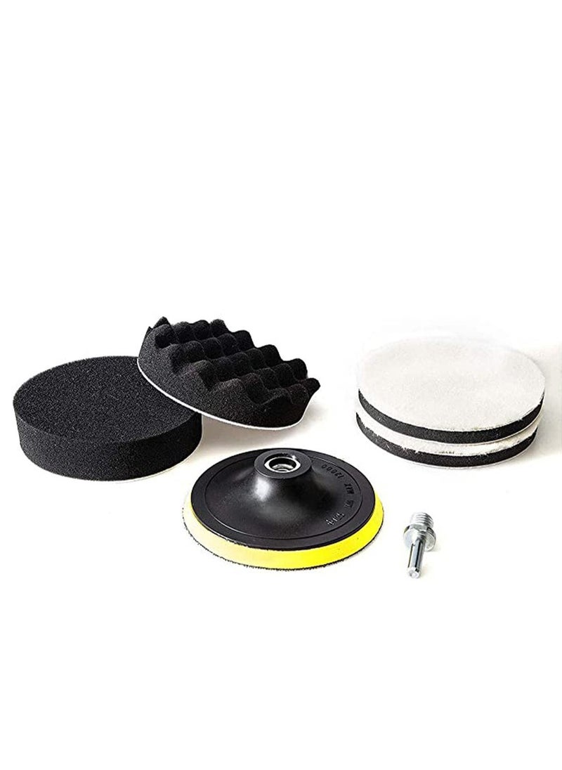 Polishing Pads, Sponge Pad Car Polishers Wool Buffers Professional Set Kit with M14 Drill Adapter-125mm 5inch - pzsku/Z53B201446F4BFB6237BCZ/45/_/1666691705/9c8b5995-4ed1-42b8-8990-088eb59a291e