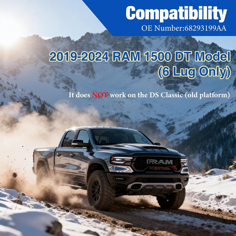 ستيري مجموعة من 4 أجهزة استشعار ضغط الإطارات بتردد 433 ميغاهرتز لنظام TPMS، مصممة للاستبدال المسبق لطراز RAM 1500 DT (2019-2024)، وتتوافق مع جهاز الاستشعار الأصلي رقم OE 68293199AA. تتميز بتصميم سهل التركيب، عمر بطارية يتراوح بين 5 إلى 7 سنوات، ونقل إشارات موثوق به. تأتي مع ضمان استبدال لمدة سنة واحدة. - Image 2