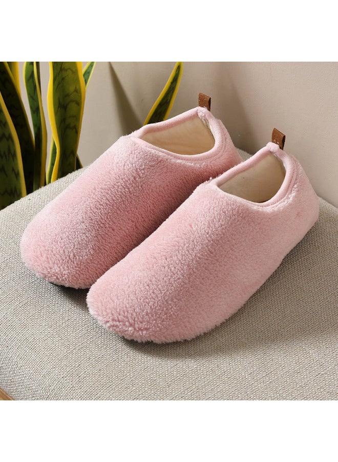 Autumn And Winter Adult Floor Shoes Non-slip Fleece-lined Thickened Indoor Cool Home Shoes For Men And Women Children Parent-child Early Education Socks