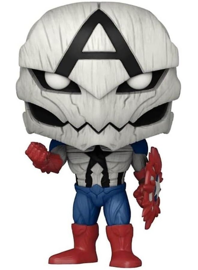 Funko Funko Pop Marvel Venom Poison Captain America Special Edition Exclusive  - Image 3