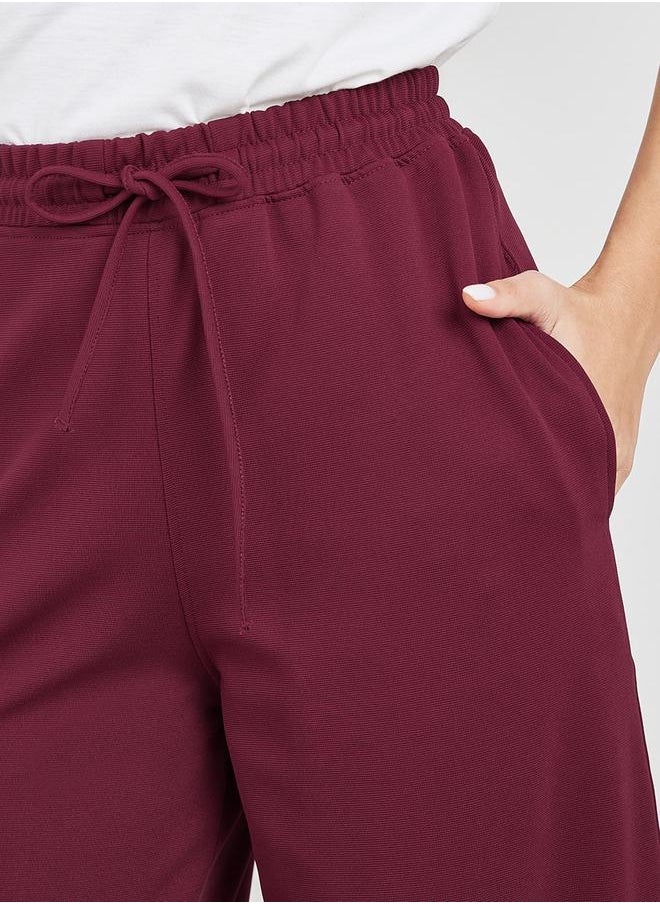 Styli Wide Leg Jogger with Side Slit  - Image 3