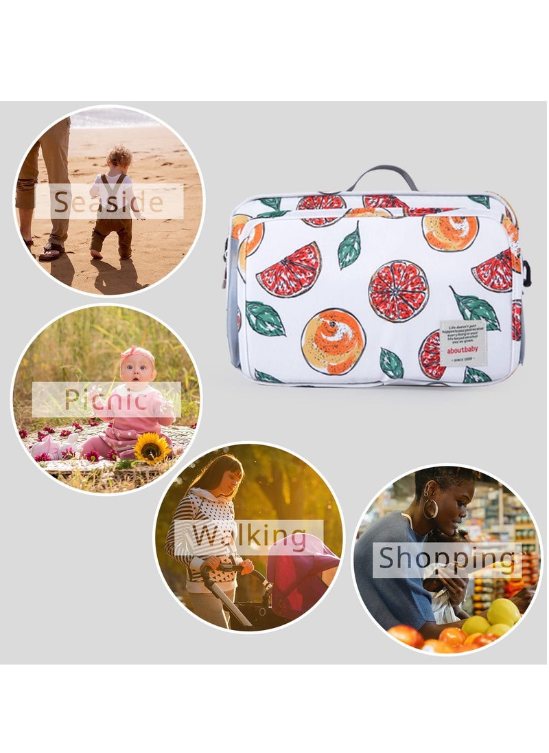 SYOSI - Diaper Bag Premium Stroller Organizer Bag with Insulated Pocket Stroller Hooks and Adjustable Strap  Non-Slip Design Universal Fit for Most Strollers Ideal for Diapers Baby Items - Image 1