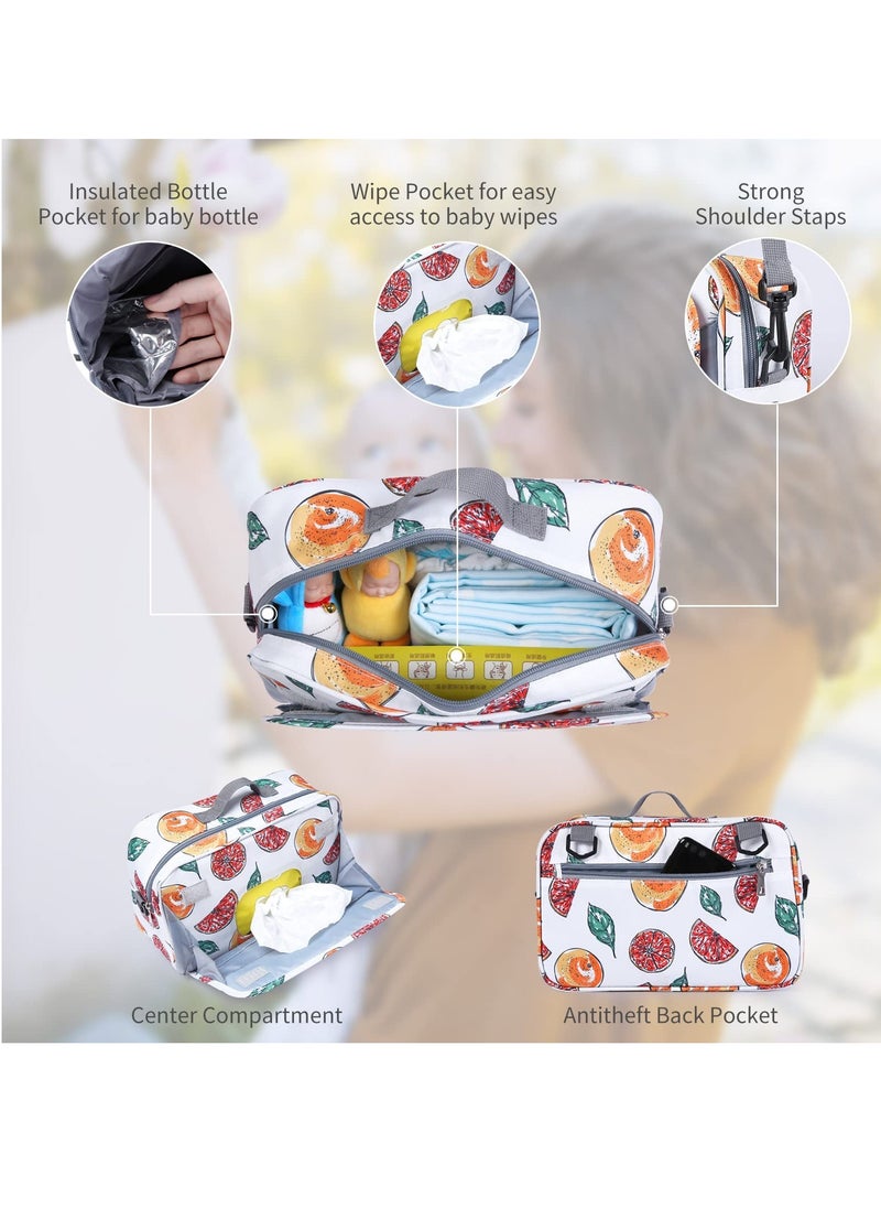 SYOSI - Diaper Bag Premium Stroller Organizer Bag with Insulated Pocket Stroller Hooks and Adjustable Strap  Non-Slip Design Universal Fit for Most Strollers Ideal for Diapers Baby Items - Image 1
