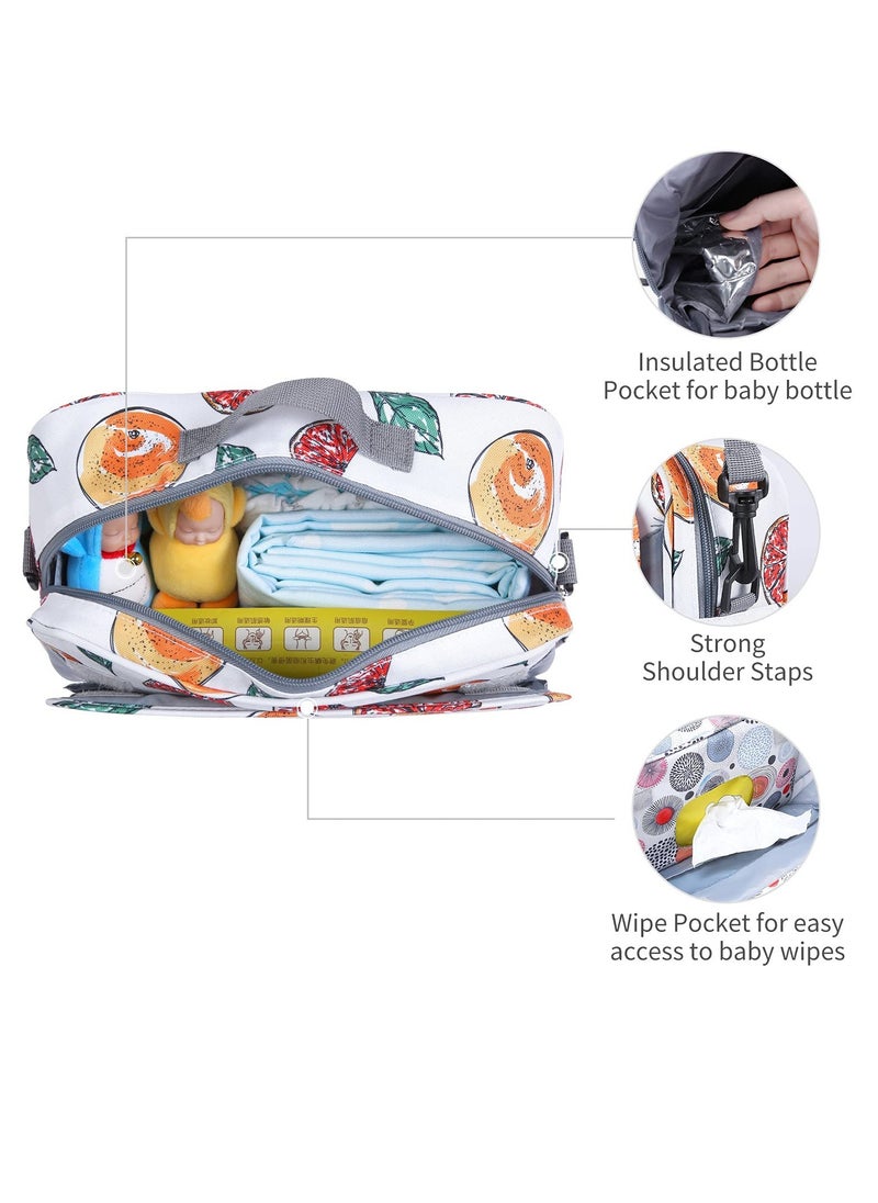 SYOSI - Diaper Bag Premium Stroller Organizer Bag with Insulated Pocket Stroller Hooks and Adjustable Strap  Non-Slip Design Universal Fit for Most Strollers Ideal for Diapers Baby Items - Image 1