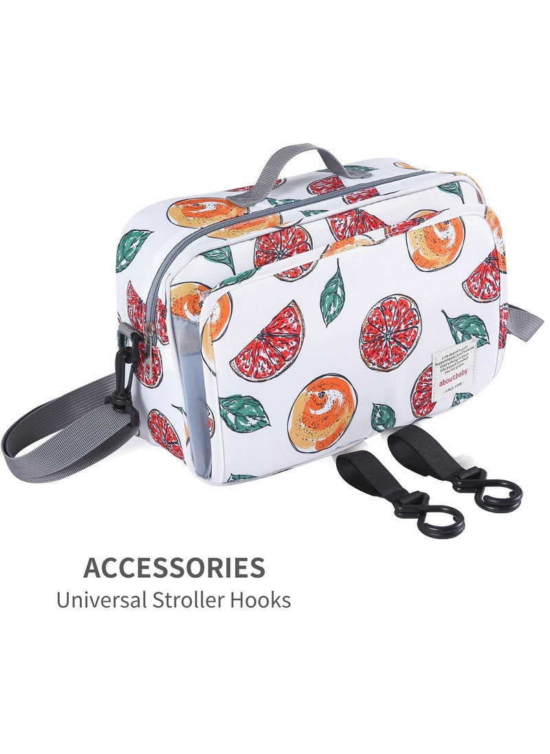 SYOSI - Diaper Bag Premium Stroller Organizer Bag with Insulated Pocket Stroller Hooks and Adjustable Strap  Non-Slip Design Universal Fit for Most Strollers Ideal for Diapers Baby Items - Image 1