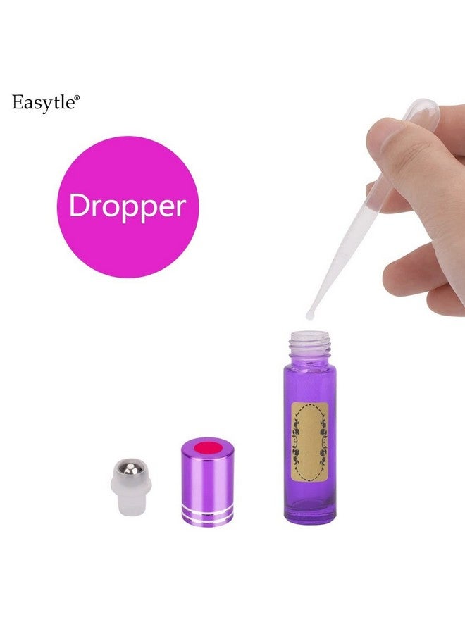 Easytle Essential Oil Tools Essential Oil Opener Essential Oil Key Tool For Essential Oil Accessories Includes 2 Openers, 6 Droppers, 6 Funnels, 72 Labels And Brush Tools Set For Glass Roll On Bottles  - Image 3
