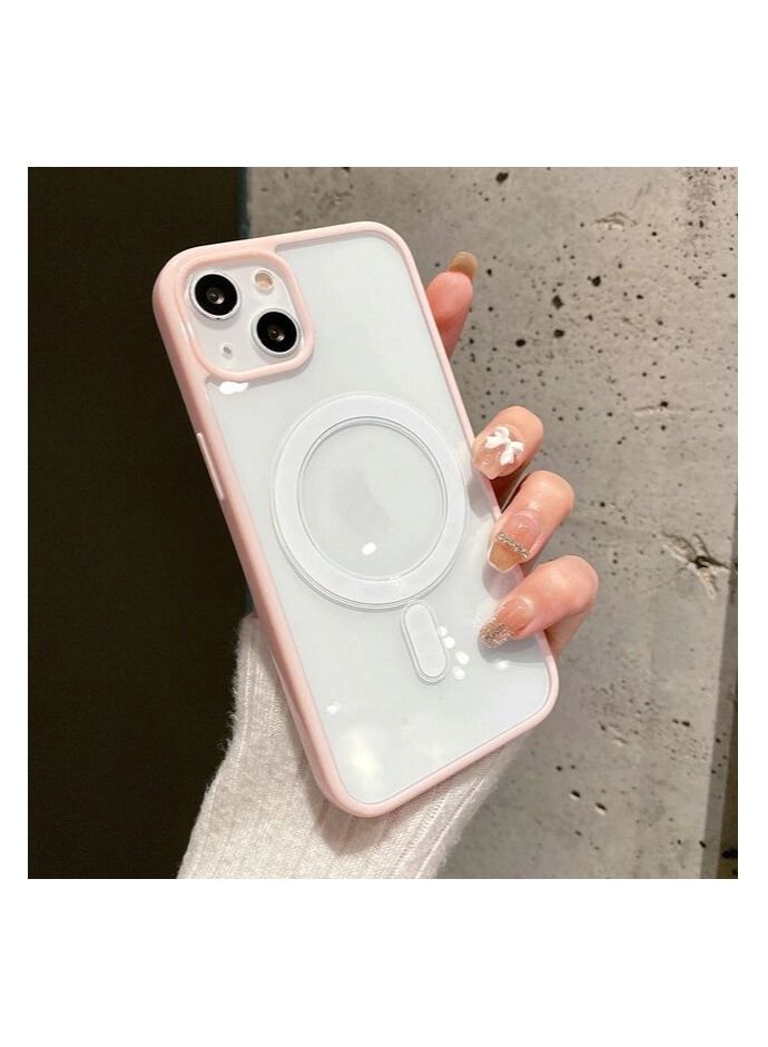 iPhone 13 Pro  Case Compatible with Magsafe Magnetic Wireless Charging Case Clear designed Crystal Cover