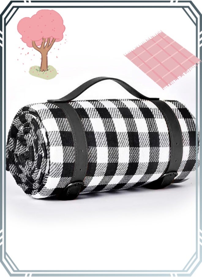 APEX 200 CM Foldable Picnic Blanket Waterproof Beach Picnic Blanket Outdoor Portable Picnic Mats for Camping Family Park Garden with Disposable Picnic Mats  - Image 1
