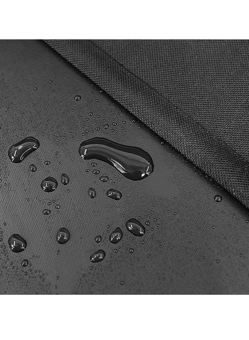 Meetion MEETION Fan Dust Cover, Heavy Duty Oxford Cloth Waterproof, Dustproof, Moisture-Proof Cover for Outdoor Pedestal Fan, Washable Fan Protective Cover for Standing Round Fans (Black)  - Image 5