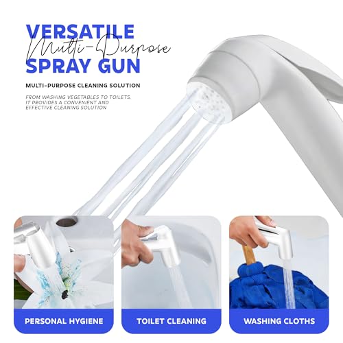 MIORAH Health Faucet Gun Only | Premium Jet Spray Gun for Toilet | Durable Bathroom Bidet Spray Head | Leakproof & Easy Clean - Image 3
