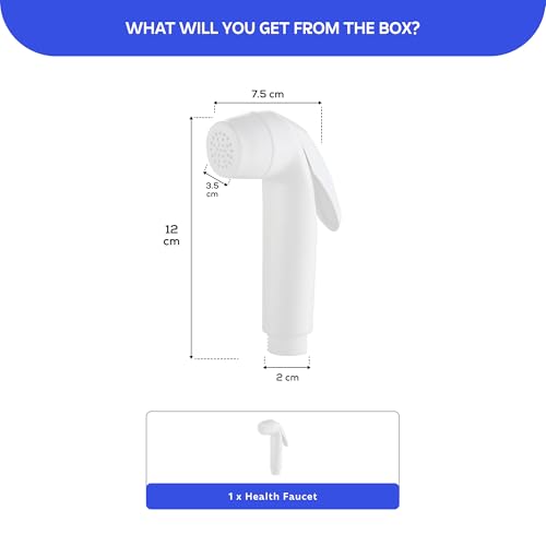 MIORAH Health Faucet Gun Only | Premium Jet Spray Gun for Toilet | Durable Bathroom Bidet Spray Head | Leakproof & Easy Clean - Image 2
