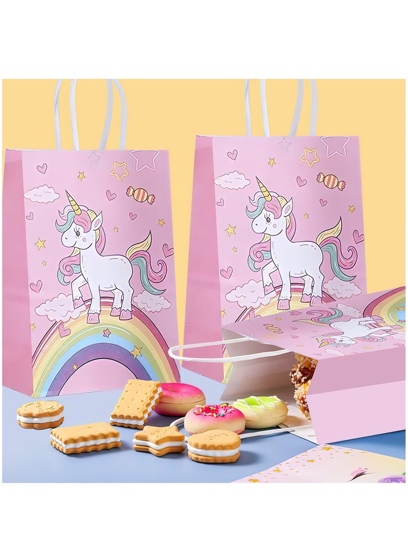 ESSEN Unicorn Gift Bags for Kids Birthday Party Favors-12 Pcs  - Image 4