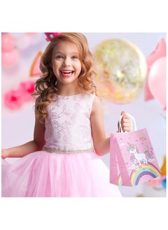 ESSEN Unicorn Gift Bags for Kids Birthday Party Favors-12 Pcs  - Image 5