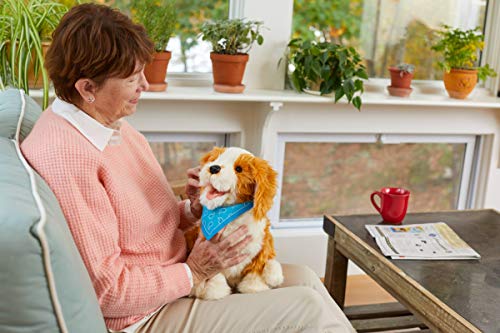 Joy for All Freckled Pup Brown and White SoftTouch Coat Realistic and Lifelike Interactive Companion Pets - Image 5